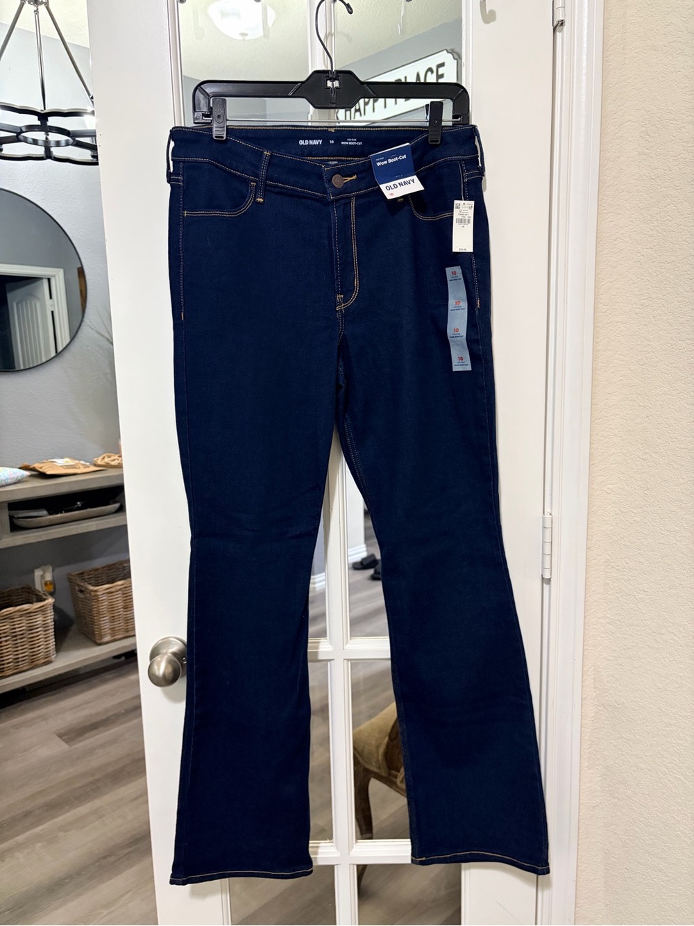 Old Navy Women's Dark Blue Flare Jeans